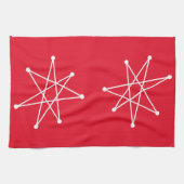 Moderner MCM MOD Star für die Weihnachtszeit Geschirrtuch (Horizontal)