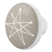 Moderner MCM MOD Star für die Weihnachtszeit Keramikknauf (Rechts)