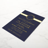 Moderner MD Doktor der Medicine Med School Abschlu Folieneinladung (Gedreht)