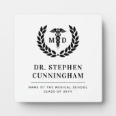 Moderner MD Doktor der Medicine Med School Abschlu Fotoplatte (Vorderseite)