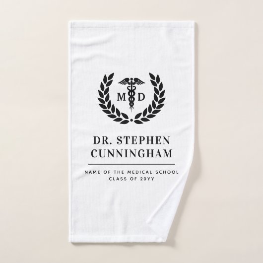 Moderner MD Doktor der Medicine Med School Abschlu Handtuch (Handtuch)