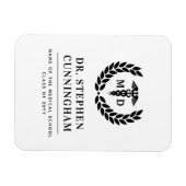 Moderner MD Doktor der Medicine Med School Abschlu Magnet (Horizontal)