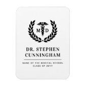 Moderner MD Doktor der Medicine Med School Abschlu Magnet (Vertikal)
