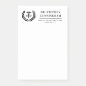 Moderner MD Doktor der Medicine Med School Abschlu Post-it Klebezettel (Vorderseite)