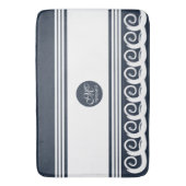 Moderner Meander Badematte (Vorderseite Vertikal)