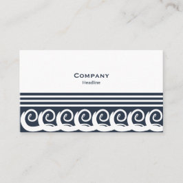 Moderner Meander Visitenkarte