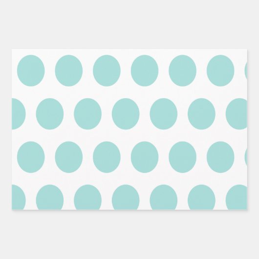 Moderner Meeresschaum gefärbt Versatile Geschenkpapier Set (Vorderseite 3)