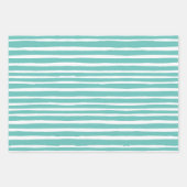 Moderner Meeresschaum gefärbt Versatile Geschenkpapier Set (Vorderseite 2)