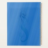 Moderner Meerwasserverlauf cool Planer (Rückseite)