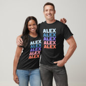 Moderner, mehrfacher Text T-Shirt (Unisex)