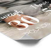 Moderner Meilenstein des Minimalistischen ersten F Poster (Ecke)