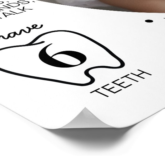 Moderner Meilenstein des Minimalistischen ersten F Poster (Ecke)