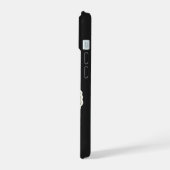 Moderner Mensch Lustiger Affe Smartphone Soziale M iPhone 15 Hülle (Linke Seite)