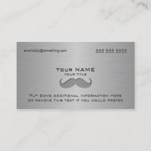 Moderner Metallic-Druck Visitenkarte