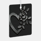 Moderner Metallic-Platz Ornament Aus Metall (Vorderseite Rechts)