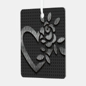 Moderner Metallic-Platz Ornament Aus Metall (Vorderseite links)