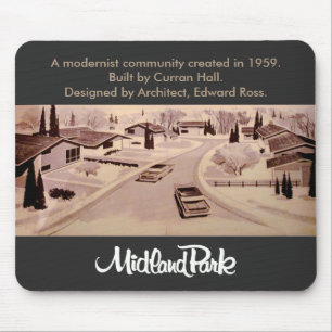 Moderner Midland Park Toronto Mousepad Mitte des J