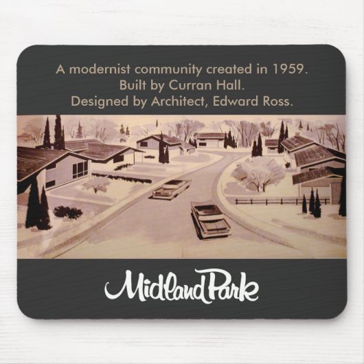 Moderner Midland Park Toronto Mousepad Mitte des J (Vorne)