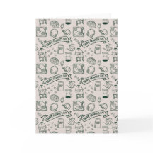 Moderner Millennial-Vater-Doodle-Muster Vatertag