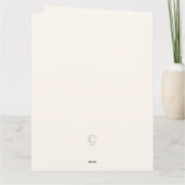 Moderner Minimal 2 Foto Beige Abschluss Dankeskarte (Rückseite)