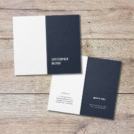 Moderner Minimal Blue White Consultant