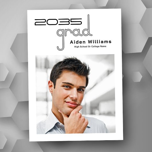 Moderner Minimal einzigartiger High Tech Foto Absc Ankündigung