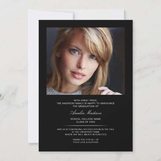 Moderner Minimal einzigartiger High Tech Foto Absc Ankündigung (Rückseite)