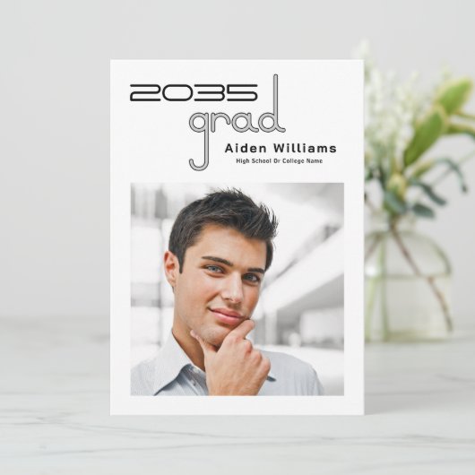 Moderner Minimal einzigartiger High Tech Foto Absc Ankündigung (Stehend Vorderseite)