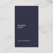 Moderner Minimal Elegant Textured Blue Consultant Visitenkarte (Vorderseite)