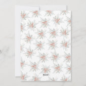 Moderner Minimal Elegante Weihnachtsgrün Feiertagskarte (Rückseite)