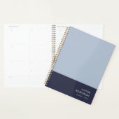 Moderner Minimal-Farbblock Blue Dual Tone 2026 Planer (Anzeige)