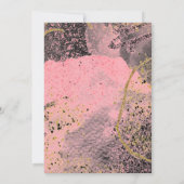 Moderner Minimal Glitzer 30. Geburtstagsfeier Einl (Rückseite)