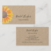 Moderner Minimal Kraft Paper Freelance Writer Visitenkarte (Vorne/Hinten)