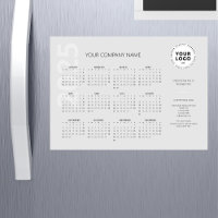 Moderner Minimal Light Gray Business Kalender 2025