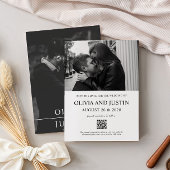 Moderner Minimal Save the Date Einladung