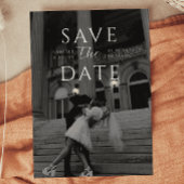 Moderner Minimal Save the Date Einladung