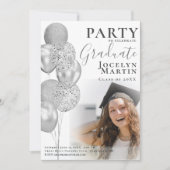 Moderner Minimal Sheer Overlay Abschluss Einladung (Vorderseite)