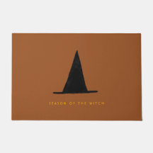 Moderner Minimal Spooky Halloween Hexenhut