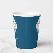 Moderner Minimal Trendy Eleganter Abschluss Pappbecher (Rechts)