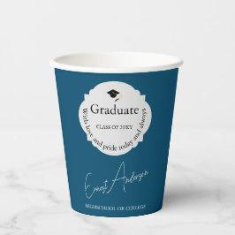 Moderner Minimal Trendy Eleganter Abschluss Pappbecher