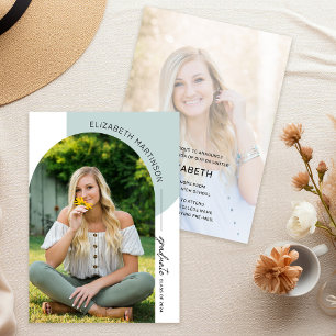 Moderner Minimaler Arch 2 Foto Abschluss Ankündigung