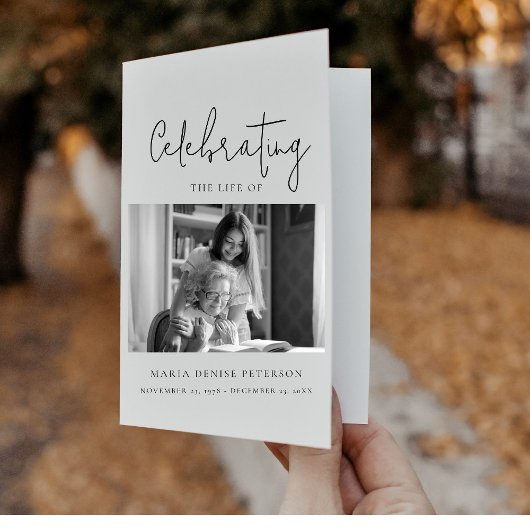 Moderner Minimaler Bestattungsauftrag Programm