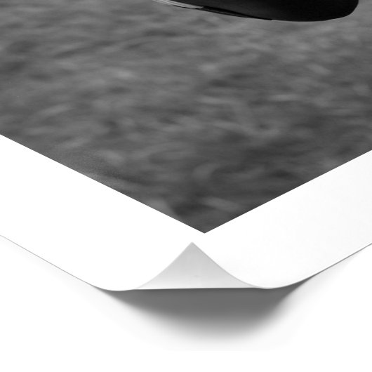 Moderner Minimaler Dreimonatstag Poster (Ecke)