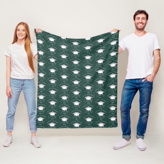 Moderner, minimaler eleganter Foto Abschluss Fleecedecke (Beispiel)