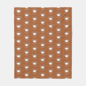 Moderner, minimaler, eleganter Terracotta-Foto Abs Fleecedecke (Vorderseite)
