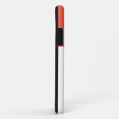 Moderner, minimaler, fett orangefarbener Farbblock Case-Mate iPhone Hülle (Hinten/Rechts)