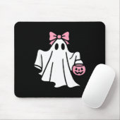 Moderner minimaler Halloween-Geist mit Jack-o-Late Mousepad (Mit Mouse)