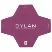 Moderner Minimaler Individuelle Name Jersey Number Fußball (Flach)