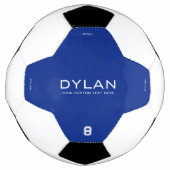 Moderner Minimaler Individuelle Name Jersey Number Fußball (Vorderseite)
