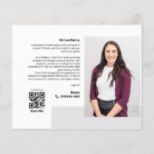 Moderner minimaler professioneller Immobilien Flye Flyer (Hinten)